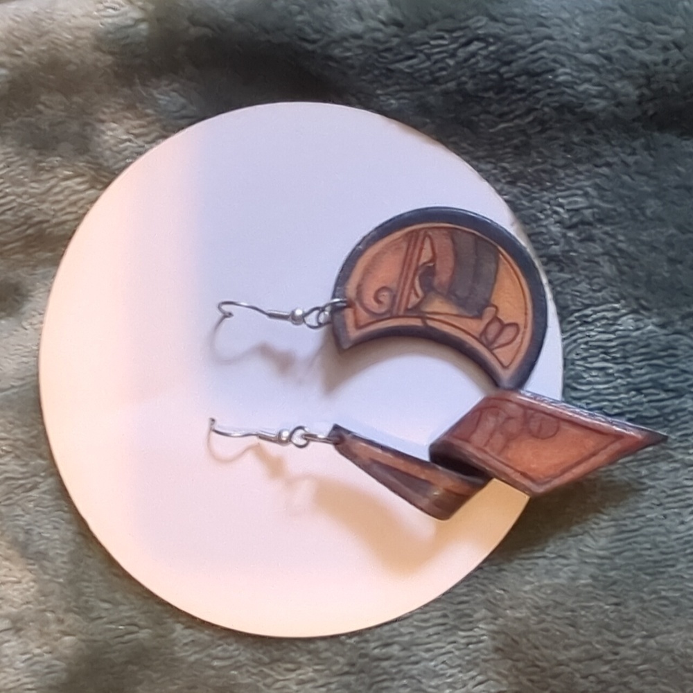 Leather Earrings